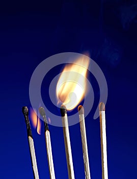 Flaming Matchstick
