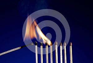 Flaming Matchstick