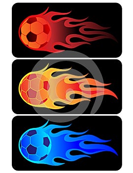 Flaming Soccer Ball