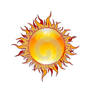 The Flaming Sun