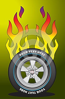 Flaming wheel 2