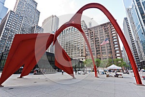 Flamingo Sculpture in Chicago
