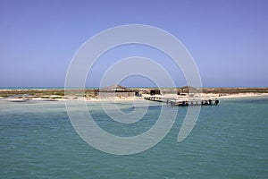 Flamingos Island Beach Scenery, Mediterranean Sea, Tunisia