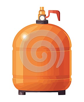 flammable gasoline tank icon