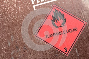 Flammable liquids photo