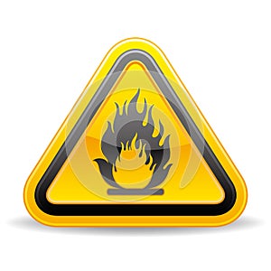 flammable warning sign