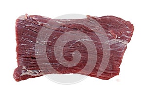 Flank steak raw