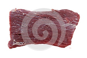 Flank steak raw photo