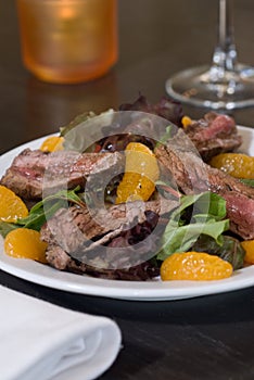 Flank steak salad