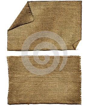 Flap burlap photo