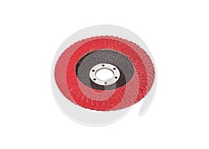 Flap disk for the angle grinder isolated