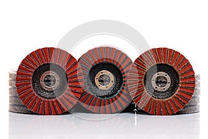 Flap grind abrasive discs