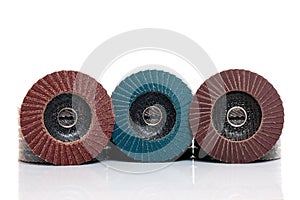 Flap grind abrasive discs