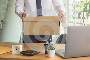 Flap the work from the table to work due to moving or resigning or being fired