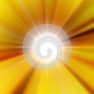 Flare bright shiny star