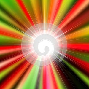 Flare bright shiny star