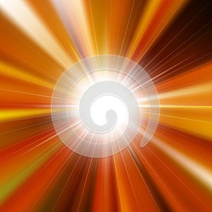 Flare bright shiny star