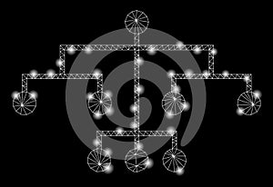 Flare Mesh 2D Script Tree with Flare Spots