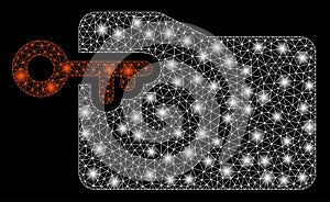 Flare Mesh 2D Folder Access Key with Flare Spots