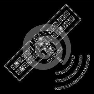 Flare Mesh Network Navigation Satellite with Flare Spots