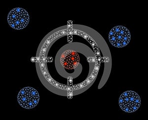 Flare Mesh Wire Frame Selective with Flare Spots