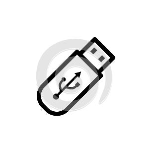 Flash disk icon design template