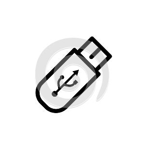 Flash disk icon design template