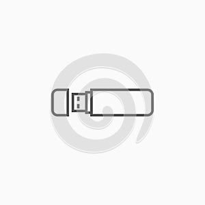 flash drive icon, thumb drive vector, usb, memory