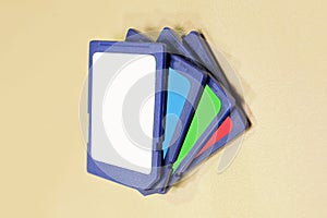 Flash drive a small electronic device containing flash