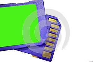 Flash drive a small electronic device containing flash memory