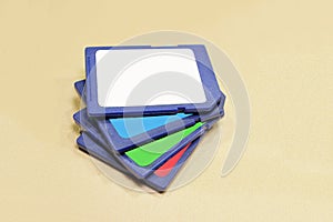 Flash drive a small electronic device containing flash memory