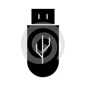 Flash drive Vector icon which can easily modify or edit