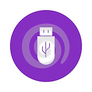 Flash drive Vector icon which can easily modify or edit