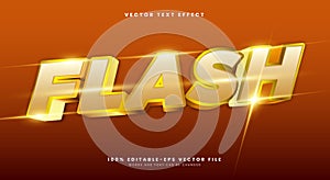 Flash editable text effect template