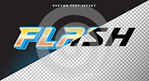 Flash editable text effect Template