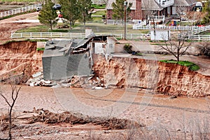 Flash flood devastation photo