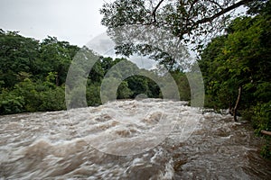 Flash flood-Flash flood in Thailand.