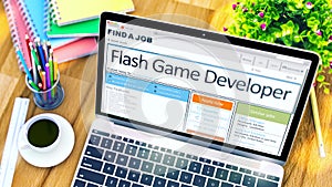 Flash Game Developer Hiring Now. 3D.