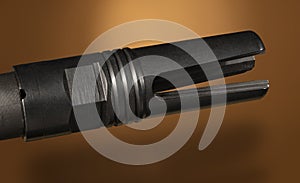 Assault rifle flash hider