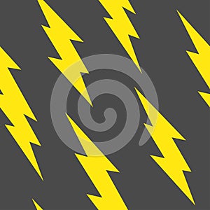 Flash, lightning bolt seamless pattern