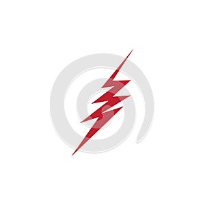 Flash lightning thunderbolt logo vector template