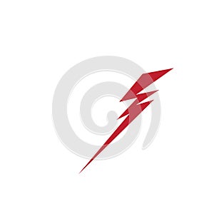 Flash lightning thunderbolt logo vector template