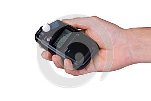 Flash meter in hand