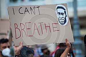 Flash mob against racism in Italy: I can`t breathe