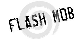 Flash Mob rubber stamp