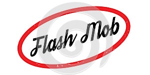 Flash Mob rubber stamp