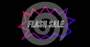 Flash Sale advertisement in Retro Eighties concept 4k