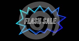 Flash Sale advertisement in Retro Eighties concept 4k