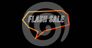 Flash Sale advertisement in Retro Eighties concept 4k