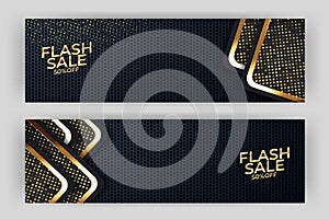 flash sale banner Abstract vector background board for text and message design modern